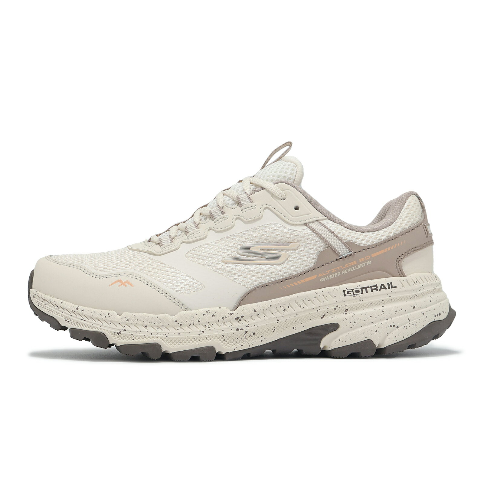 Skechers 越野跑鞋 Go Run Trail Altitude 2 女鞋 寬楦 米白 防潑水 緩衝 戶外 129525WNTTP