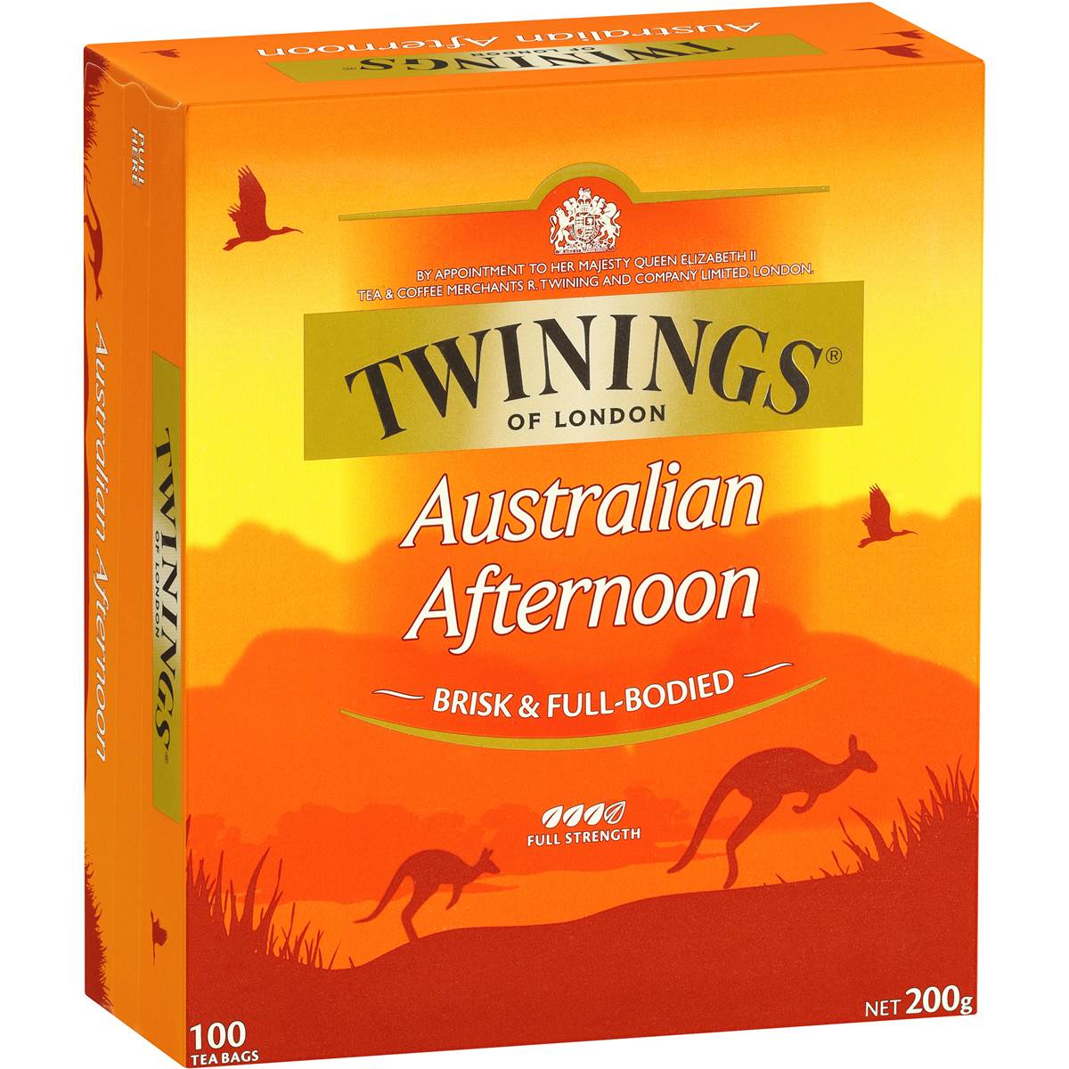 中秋烤肉趣 喝茶來解膩【TWININGS 唐寧茶包】Australian Afternoon blend 澳洲袋鼠限定版 過年送禮 自用 請客 中秋節 100入/盒 辦公室必備 下午茶首選