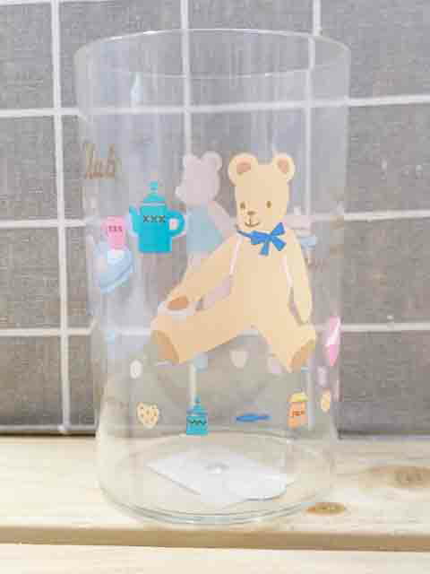 【震撼精品百貨】Cookie Club 泰迪熊~透明塑膠杯『端杯』*00934