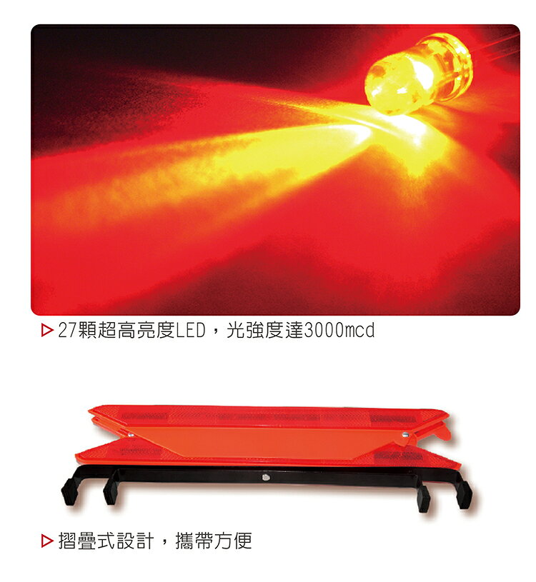 極光LED三角警示架 5