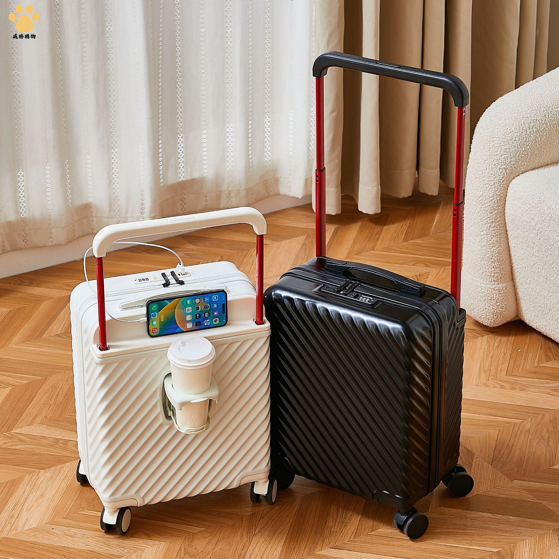 廠家清倉 登機箱 行旅箱 行李箱 現貨新款寬拉桿行李箱女18寸輕便可登機密碼箱男生旅行皮箱子20 八折下殺wy20
