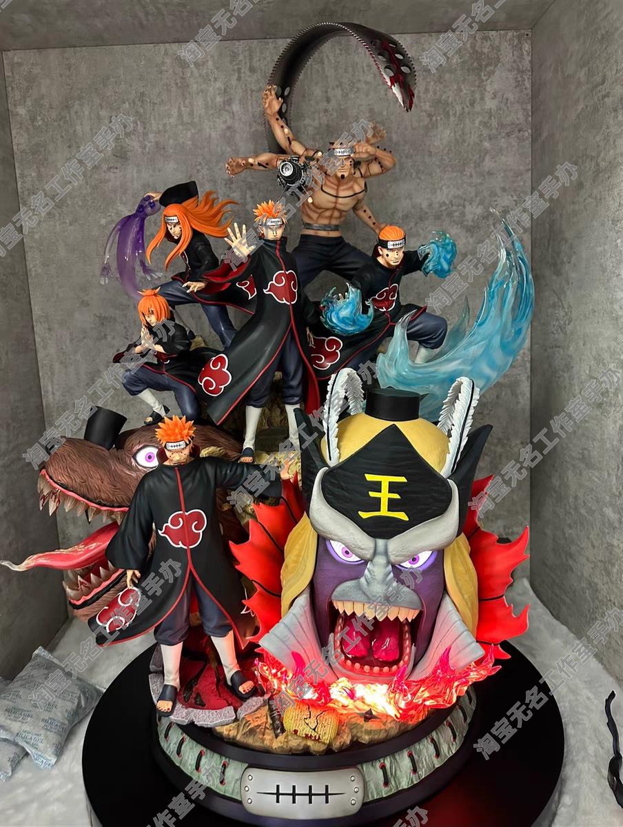 【諮詢客服驚喜多多】動漫手辦雕像模型擺件玩具gk雲頂摘星火影忍者六道佩恩可動鳴人
