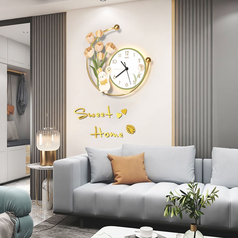 免運 全館8折 掛鐘 客廳掛鐘 時尚掛鐘 時鐘 美世達鐘表客廳掛墻2022新款簡約家用時尚網紅創意裝飾網紅掛鐘特惠/開立發票 工廠直銷 H1210 4