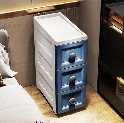 床頭櫃簡約現代家用臥室夾縫置物架床邊櫃迷你超窄小型收納櫃子