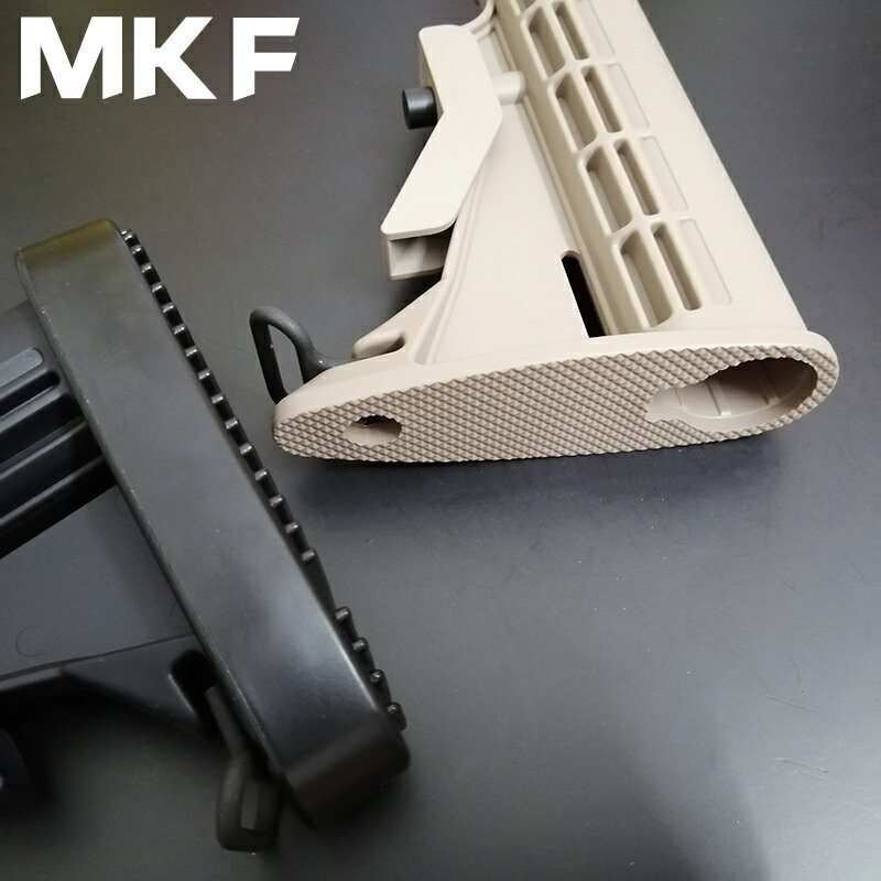 J8J9代後託陸軍託託墊肩M4A1三角尼龍尾託陸軍橡皮後墊橡膠墊