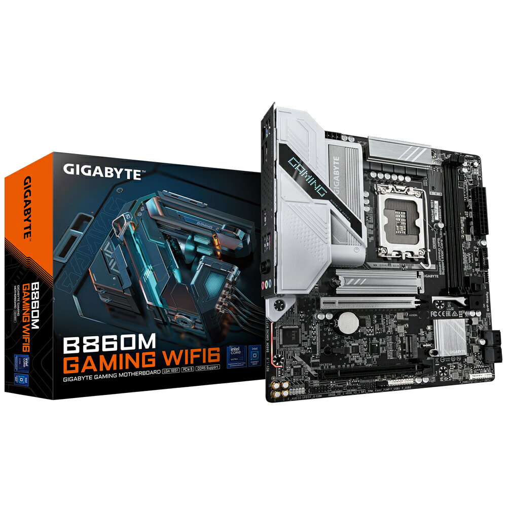 GIGABYTE 技嘉 B860M GAMING WIFI6 1851腳位 M-ATX 主機板
