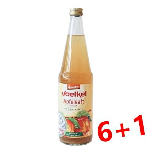 (買6送1) Voelkel 維可 蘋果汁 700ml/瓶 demeter認證