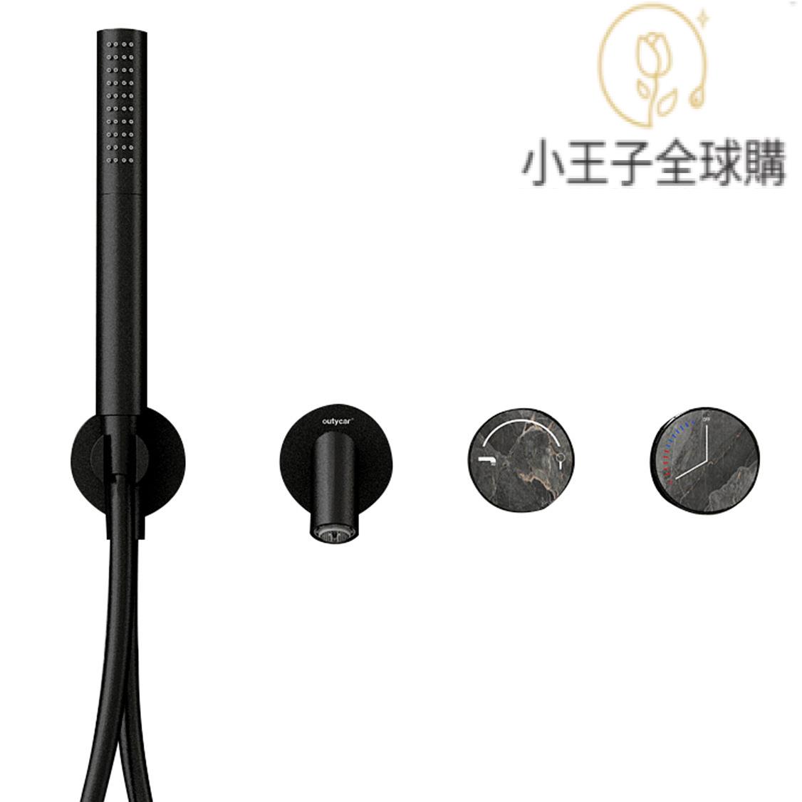 【公司現貨免運速發】開發票 支援客製家用暗裝浴缸水龍頭全銅埋墻式浴缸花灑套裝暗裝浴缸水龍頭