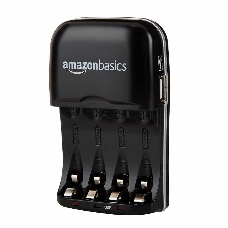 Amazon Basics 電池充電器 V-3299USB USB連結 支援AA或AAA充電電池 [2美國直購]