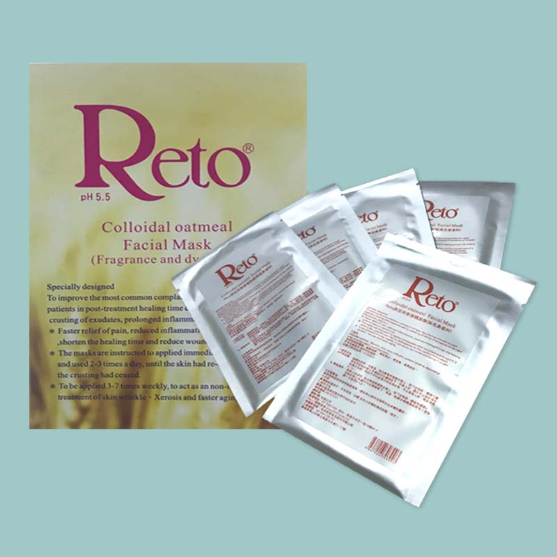 Reto原型燕麥膠體面膜(無色素香料) 5片/盒