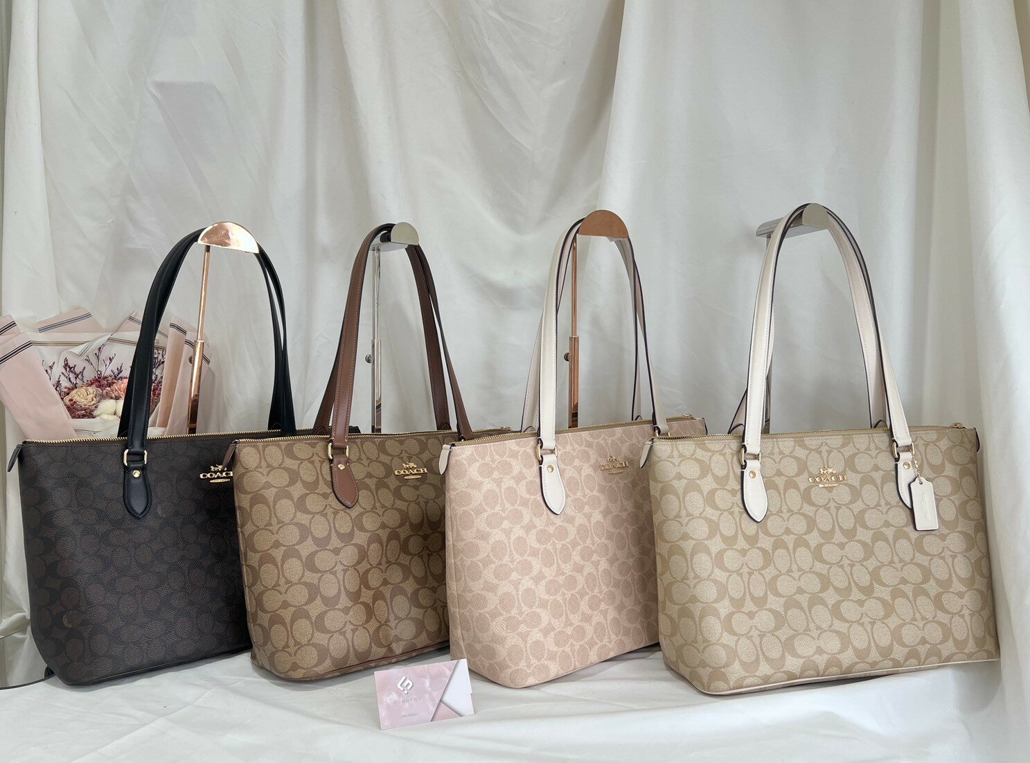 美國代購🇺🇸台灣現貨 Coach 新款 拉鍊托特 肩背包