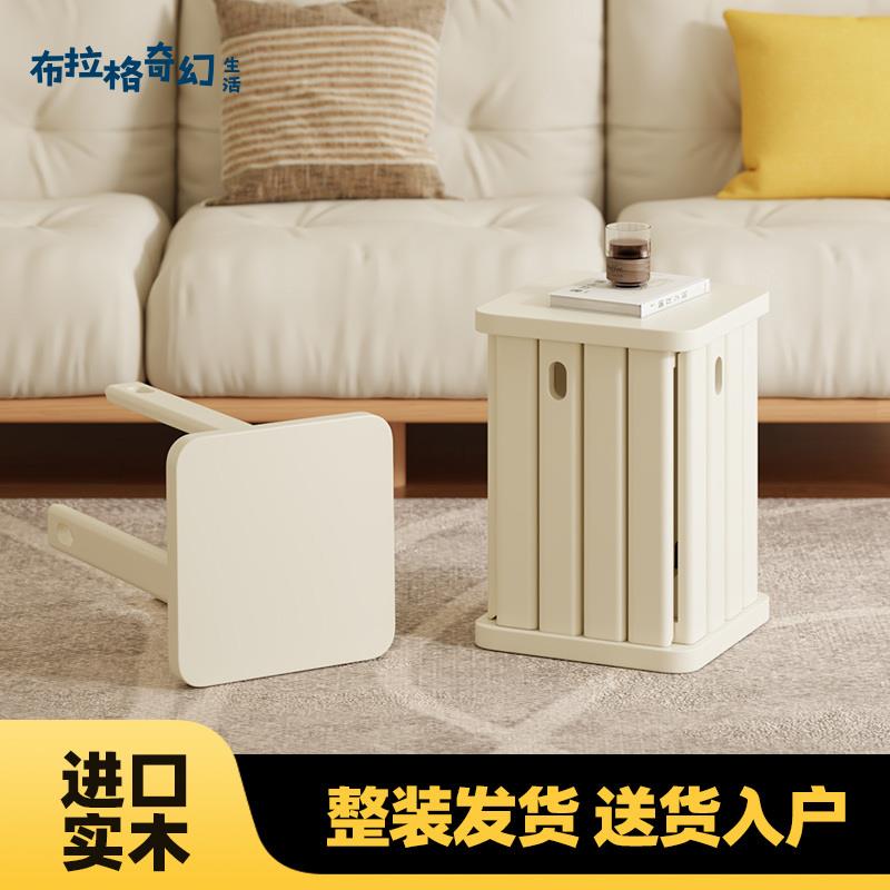 實木 疊疊凳 家用方形板凳 客廳 多功能組合方凳 簡約創意疊疊樂小凳子[PP0514063]