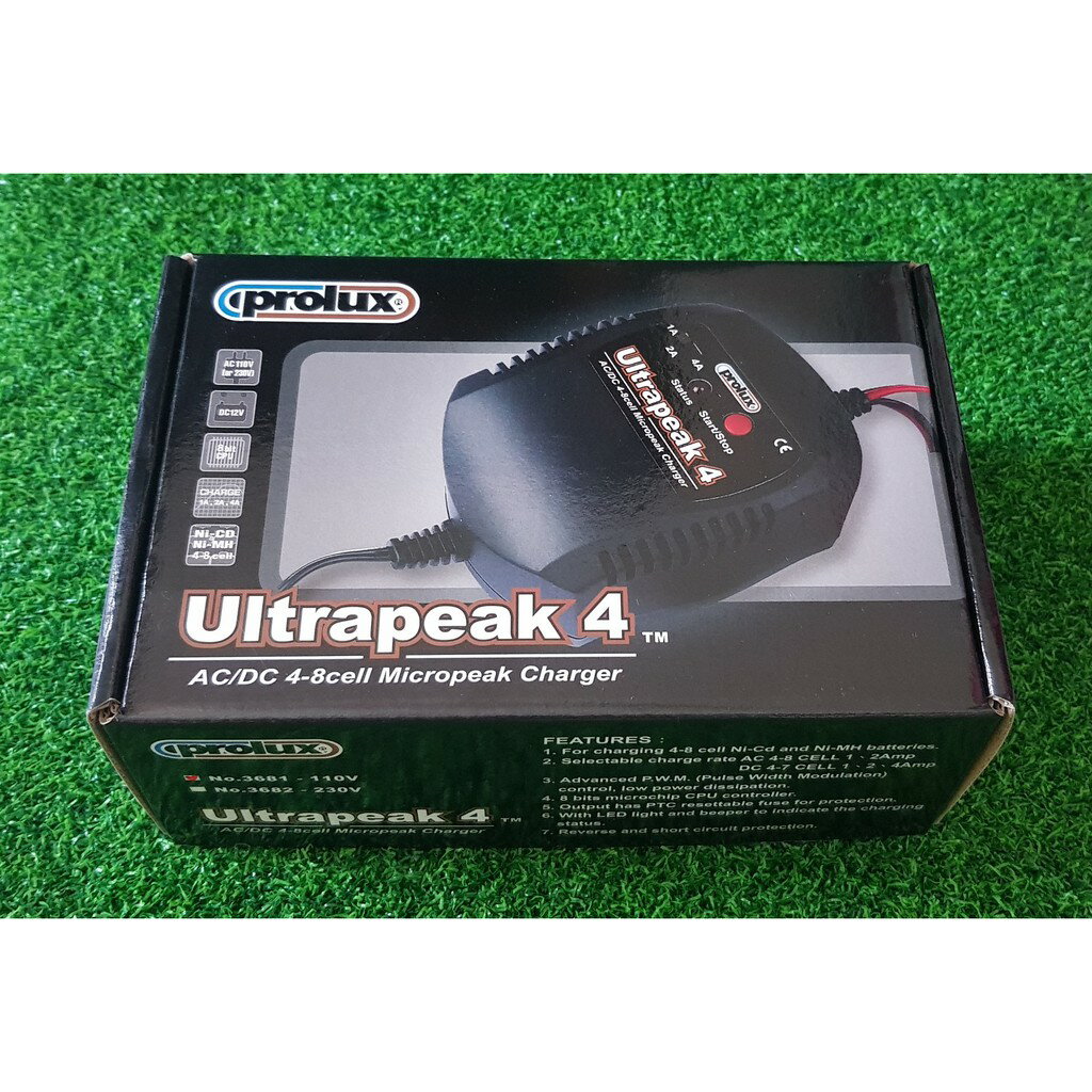 【車車共和國 】prolux  Ultrapeak 4  AC/DC 充電器  (田宮接頭)