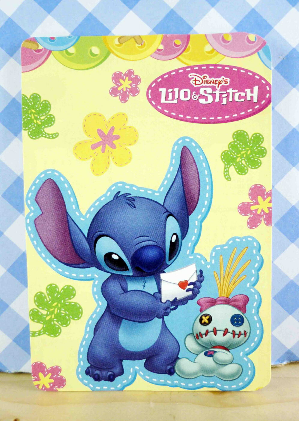 【震撼精品百貨】Stitch 星際寶貝史迪奇 卡片-黃拿信 震撼日式精品百貨
