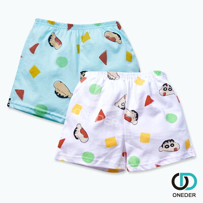 【ONEDER旺達】蠟筆小新 小新二入男童四角褲 SC-CU001