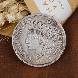 1851年美國銀元 1美金自由銀幣銀圓外國硬幣仿古錢幣古玩收藏鷹洋