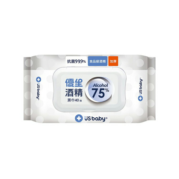 優生 酒精濕巾40抽-超厚型 75%【德芳保健藥妝】