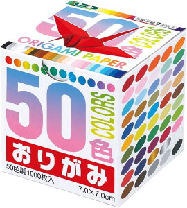 日本 TOYO 千紙鶴色紙 (50色) (7*7 cm) (1000 張) (001024)