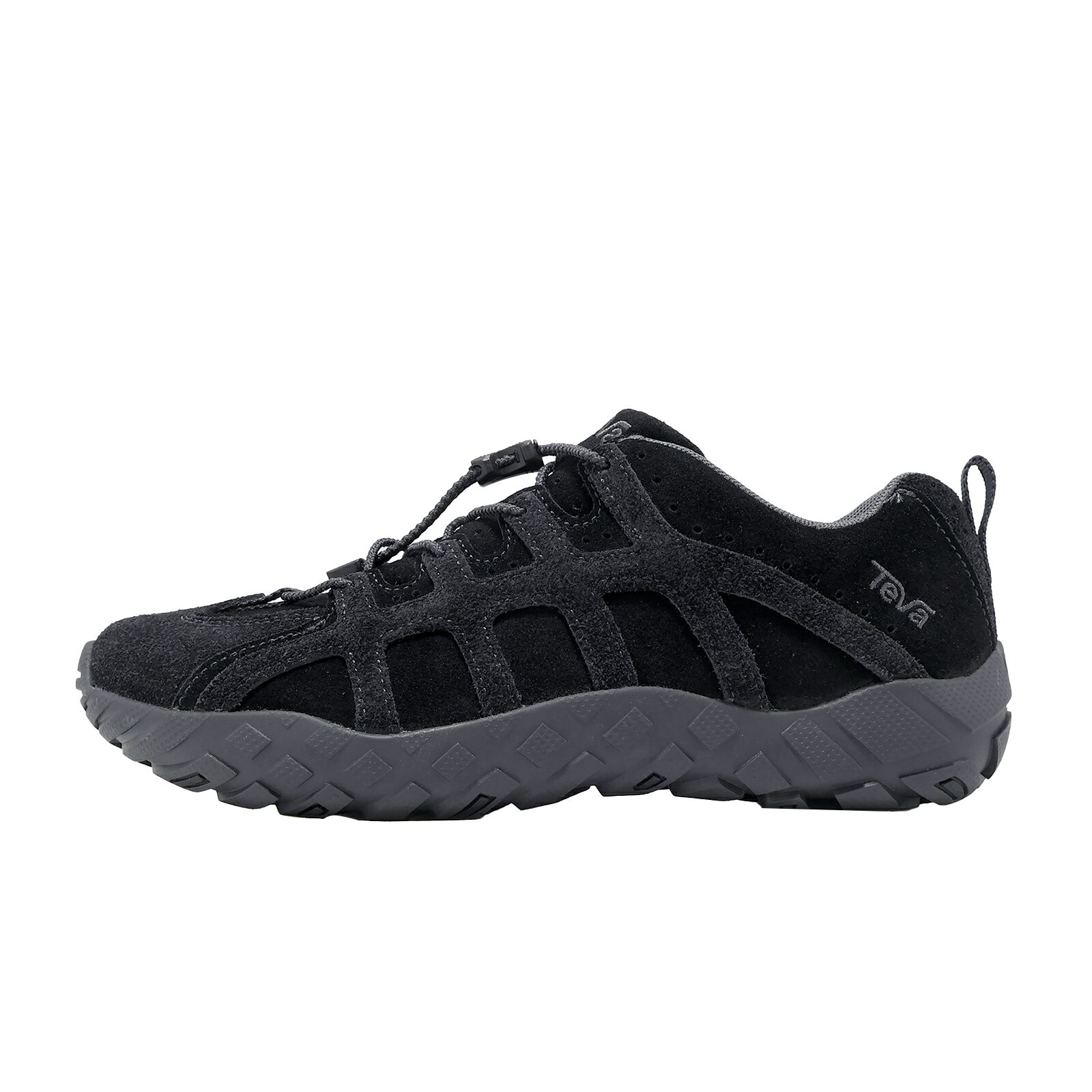Teva 休閒鞋 W Neogamma LTR 女鞋 黑 麂皮 抽繩 抓地 1182710BLK