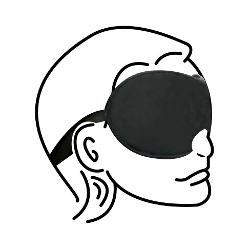 《TRAVELON》3D立體無痕眼罩(黑) | 睡眠眼罩 遮光眼罩 3