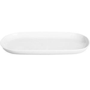 《EXCELSA》White白瓷淺餐盤(長23.2cm) | 餐具 器皿 盤子