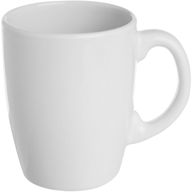 《EXCELSA》陶製馬克杯(白260ml) | 水杯 茶杯 咖啡杯