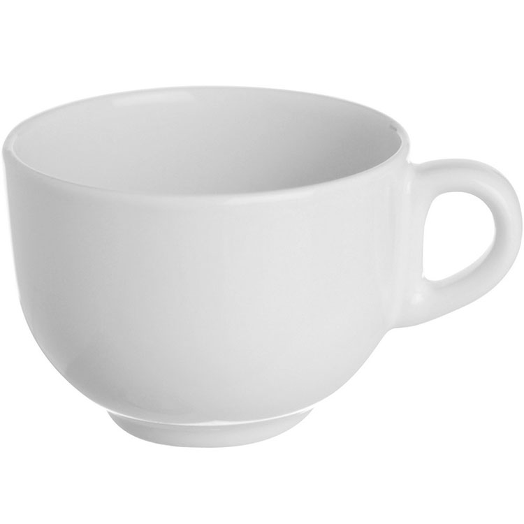 《EXCELSA》陶製湯杯(白400ml) | 水杯 茶杯 咖啡杯