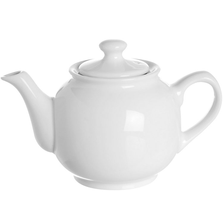 《EXCELSA》Division圓肚過濾茶壺(白0.6L) | 泡茶 下午茶 茶具