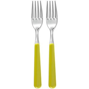 《EXCELSA》Trendy餐叉2入(綠) | 叉子 餐具