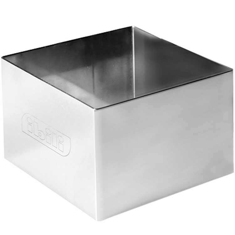 《IBILI》Clasica不鏽鋼塑型環(方6cm) | 點心 慕斯 米飯塑形