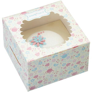 《Sweetly》單格瑪芬蛋糕紙盒4入(午茶粉) | 禮物包裝