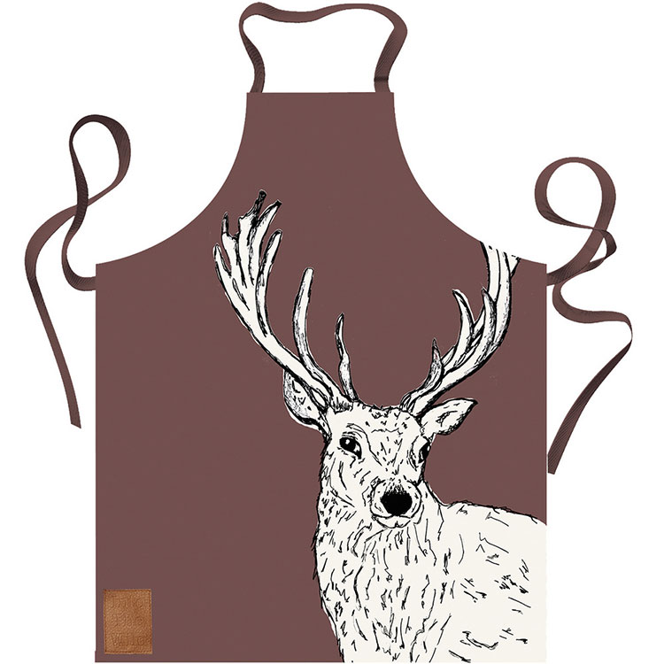《CreativeTops》Wild平口圍裙(鹿) | 廚房圍裙 料理圍裙 烘焙圍裙