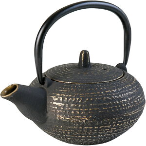 《IBILI》Osaka鑄鐵濾茶壺(墨金400ml) | 泡茶 下午茶 茶具