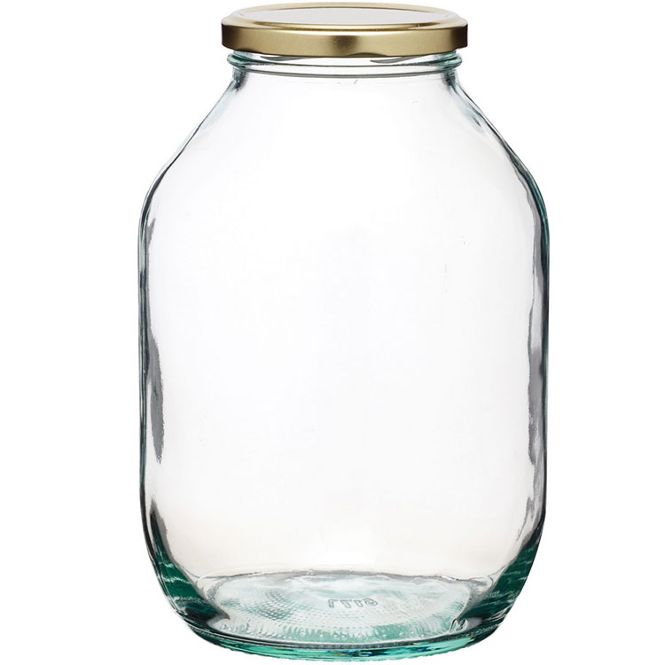 《HomeMade》旋蓋玻璃密封罐(金2250ml) | 保鮮罐 咖啡罐 收納罐 零食罐 儲物罐【領券滿額再折千8/31止】