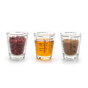 《KitchenCraft》迷你五刻度玻璃量杯(50ml) | 量酒器 JIGGER 調酒用具