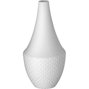 《RADER》迷你白瓷花器(波點壓紋) | 花瓶 花盆