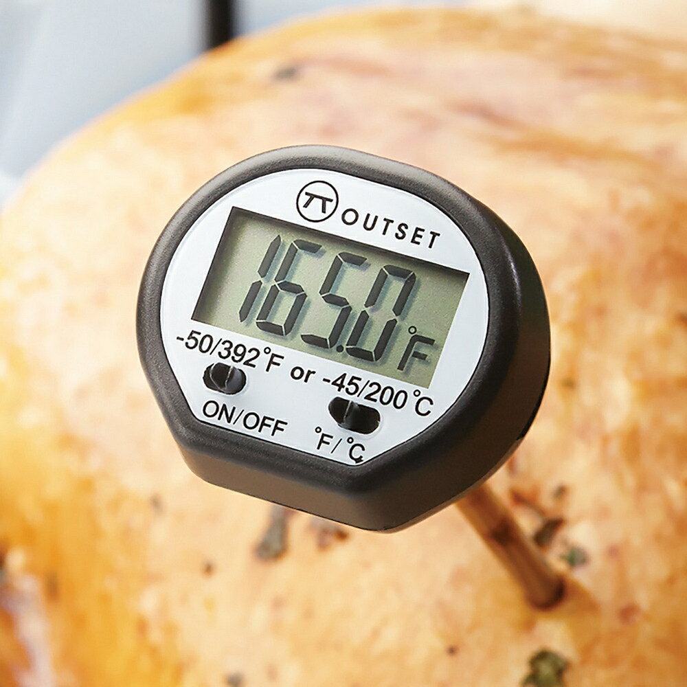 《Outset》探針電子溫度計+保護套 | 食物測溫 烹飪料理 電子測溫溫度計