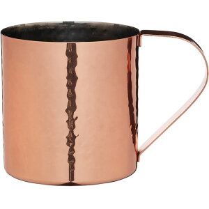《BarCraft》錘紋不鏽鋼馬克杯(銅550ml) | 水杯 茶杯 咖啡杯 露營杯 不銹鋼杯