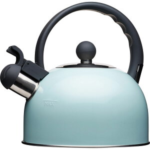 《KitchenCraft》復古笛音壺(藍1.3L) | 煮水壺 燒水壺