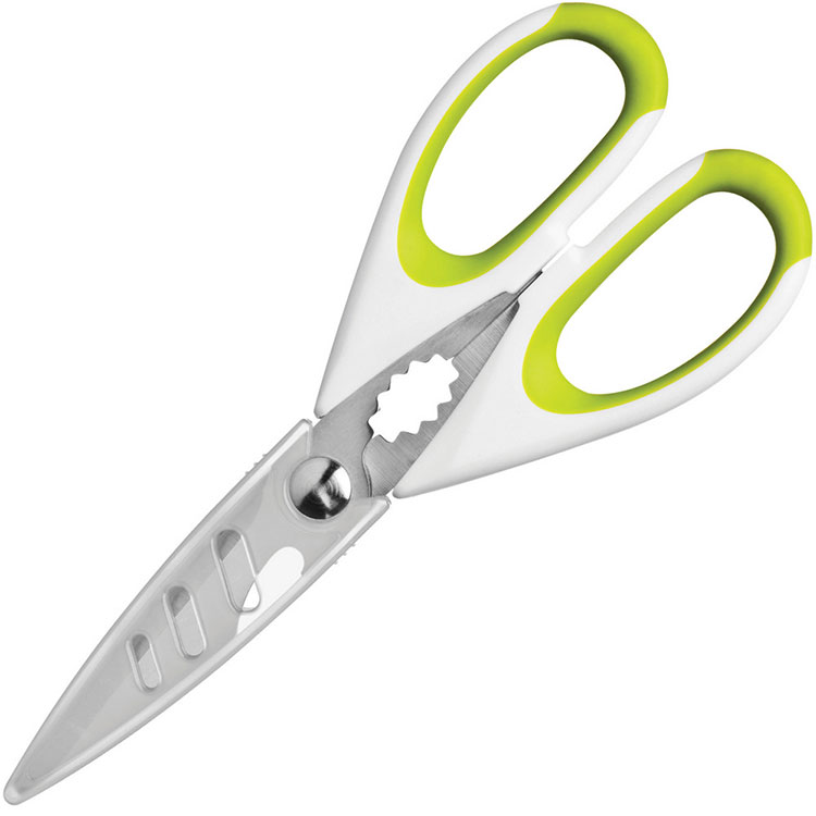 《Premier》Zing料理剪刀(綠) | 食物剪 多功能廚用剪刀 寶寶食物剪 副食品剪刀