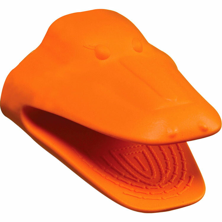 《Premier》止滑矽膠隔熱套(鱷魚橘) | 防燙 烘焙 耐熱套