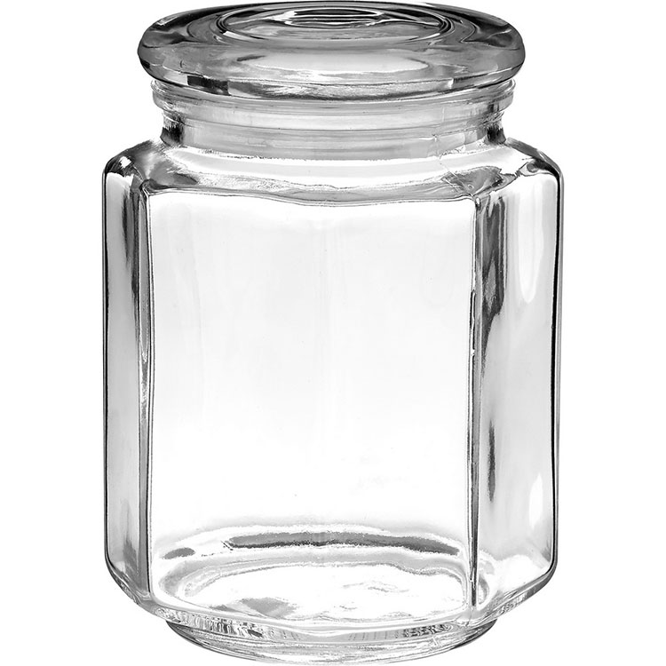 《Premier》8角玻璃密封罐(780ml) | 保鮮罐 咖啡罐 收納罐 零食罐 儲物罐