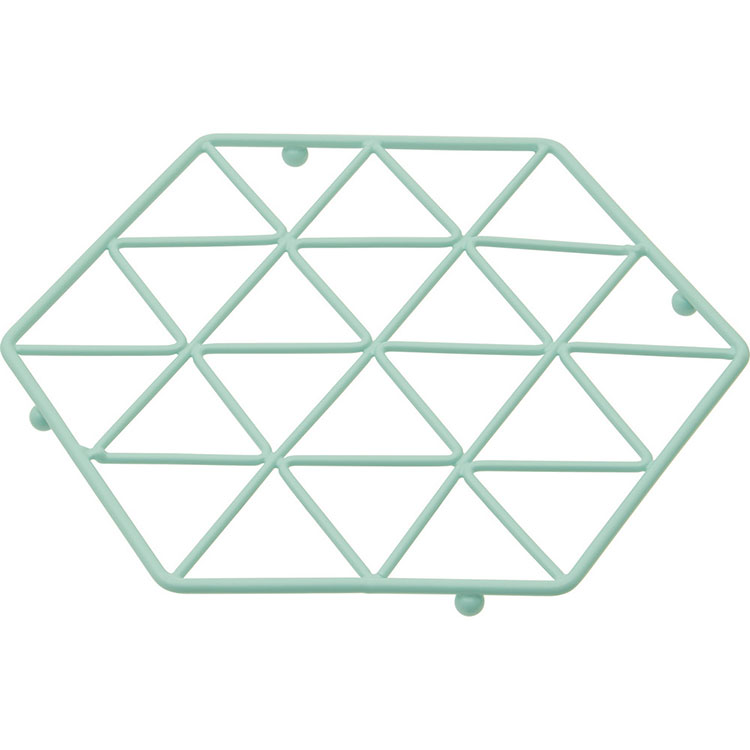 《Premier》Vertex六角金屬隔熱墊(綠) | 桌墊 鍋墊 餐墊 耐熱墊 杯墊
