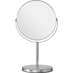 《Premier》雙面高腳桌鏡(銀29cm) | 鏡子 化妝鏡