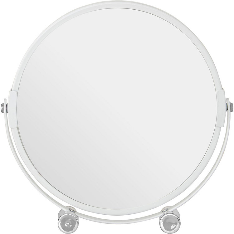 《Premier》雙面立式桌鏡(白) | 鏡子 化妝鏡