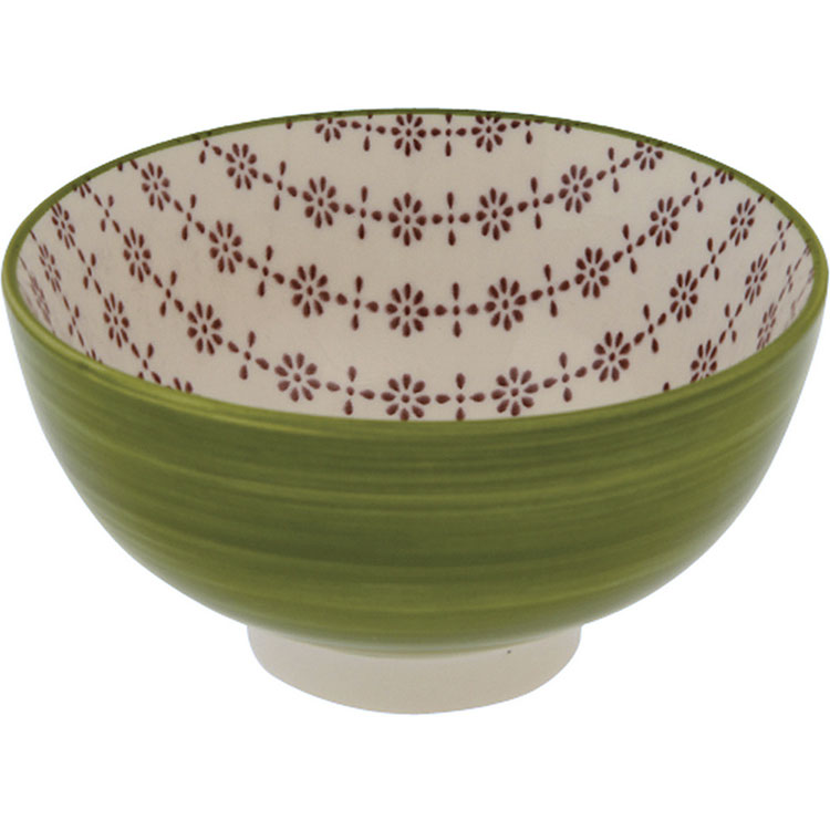 《Rex LONDON》陶製餐碗(抹綠11.5cm) | 飯碗 湯碗