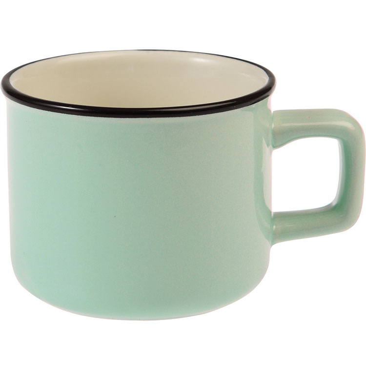 《Rex LONDON》陶製濃縮咖啡杯(綠120ml) | 義式咖啡杯 午茶杯