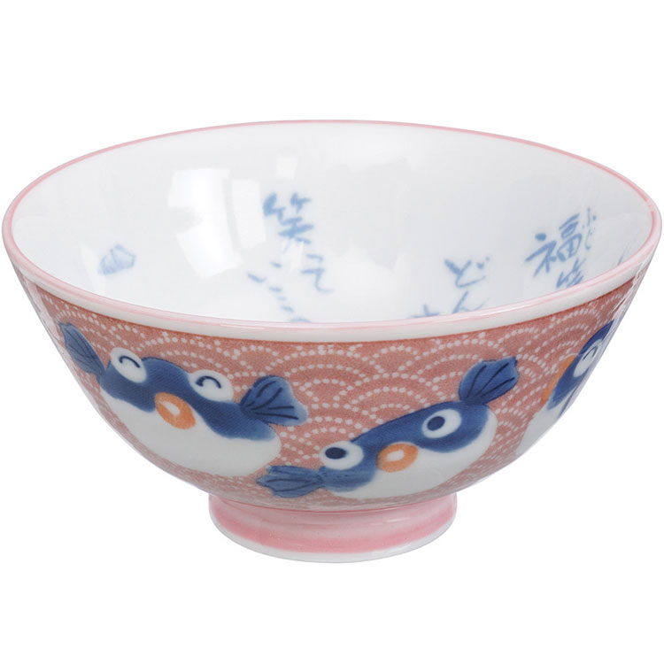《Tokyo Design》瓷製餐碗(俏皮河豚11.5cm) | 飯碗 湯碗