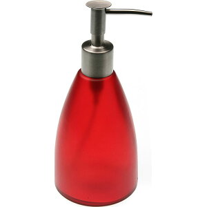 《VERSA》玻璃洗手乳罐(紅250ml) | 按壓瓶 分裝瓶 乳液瓶 沐浴乳罐