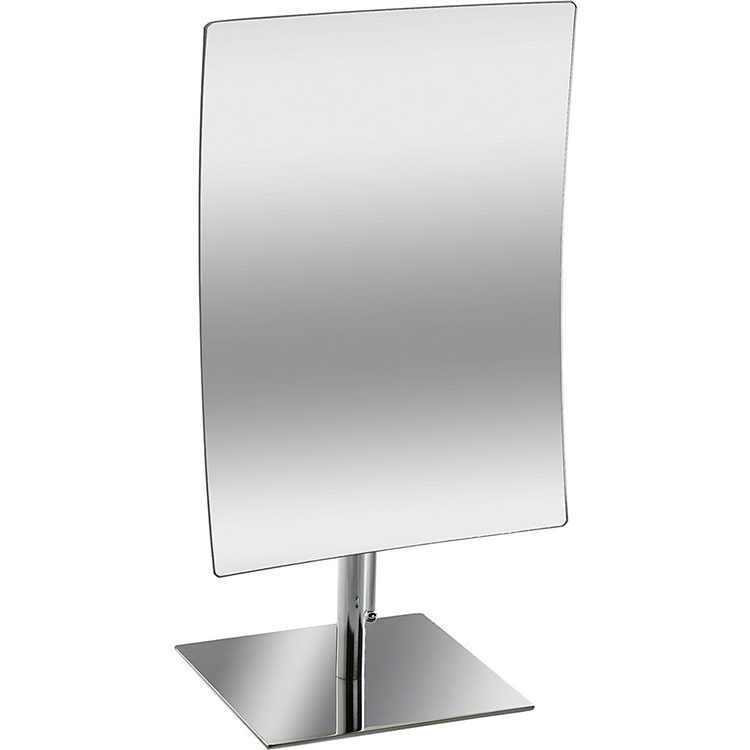 《VERSA》簡約方形高腳桌鏡(銀) | 鏡子 化妝鏡